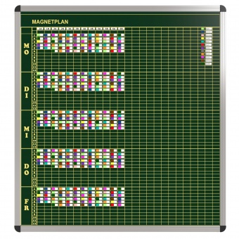 Klassen-Plantafel, 12 Stunden Mo-Fr, für 25 Klassen, 123x117 cm, Klassen-Plantafel, 12 Stunden Mo-Fr, für 25 Klassen, 123x117 cm,
